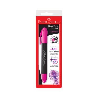 Imagem de Marcador De Texto Gel Neon Rosa FaberCastell