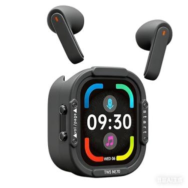 Imagem de BEARTAIN Fone de Ouvido in Ear Esportivo Sem Fio Bluetooth com Caso de Carregamento TWS Estéreo Fones de Ouvido Som Estéreo- preto