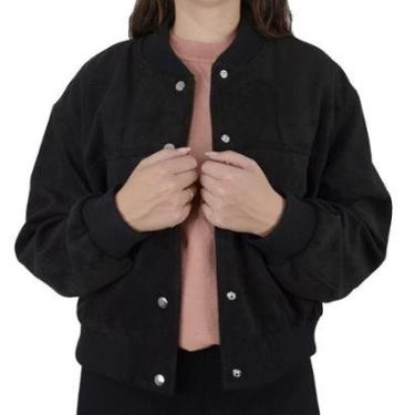 Imagem de Jaqueta Feminina Facinelli Suede Casual Preta - 640480-Feminino