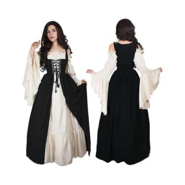 Imagem de Fantasia Vintage Medieval De Pirata Para Mulheres Para Festas De Dança