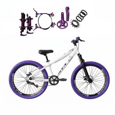 Imagem de Bicicleta 26 Gta Rebel Freeride Single Freio Hidráulico Cubo k7 Barulhento Aros Vmaxx Pneu Flame-Unissex