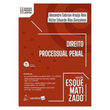 Imagem de Direito Processual Penal - Coleção Esquematizado - 15ª Edição 2026
