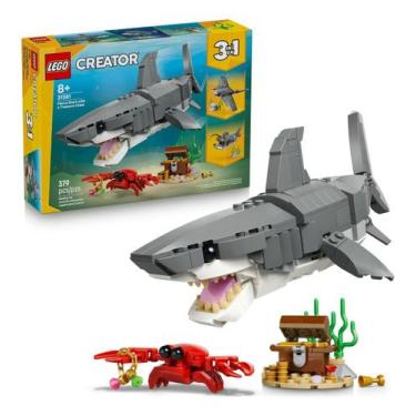 Imagem de Lego Creator: Tubarão Feroz Com Baú De Tesouro 31381 379