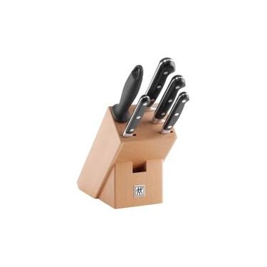 Imagem de CONJUNTO DE FACAS ZWILLING PRO COM CEPO EM MADEIRA 6 PEÇAS 352230000