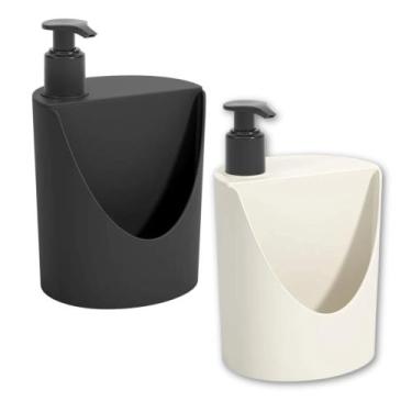 Imagem de Dispenser para Detergente e Esponja Coza Basic 600ml Sortido e Unitári