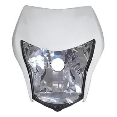 Imagem de Kit Carenagem Farol + Interna + Bloco NXR Bros 150 - Sportive, Branco