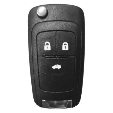 Imagem de Carcaça Chave Canivete Oca 3 Botões Chevrolet
