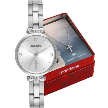 Imagem de Relógio MONDAINE KIT feminino sagrado analógico quartz 32964L0MKNE2K1