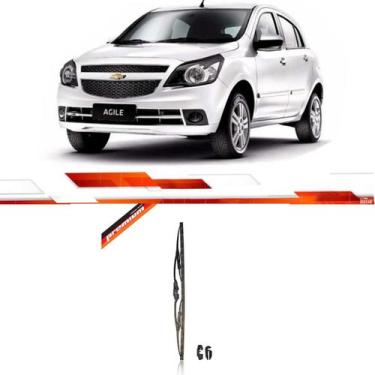 Imagem de Palheta Traseira Palio Polo Golf Agile Crossfox Fox Onix Encaixe Mtc01