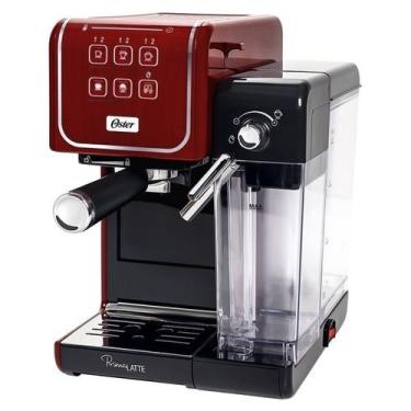 Imagem de Cafeteira Primalatte Touch Led Oster Vermelha 220V, 220V