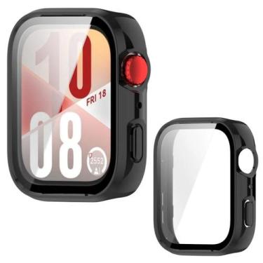 Imagem de Capinha de proteção acrílico para Huawei Fit 4 2025 Cor da capa:Preto 