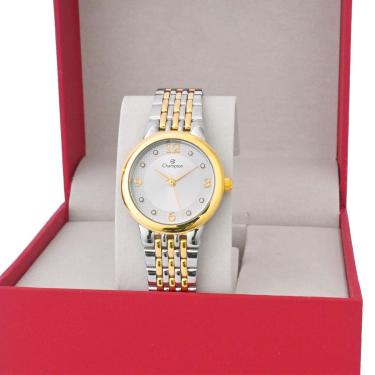 Imagem de Relogio de Pulso Champion Feminino Pequeno Pulseira Aço-Feminino