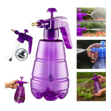 Imagem de Pulverizador Regador Borrifador com Gatilho de Pressão Limpeza Água De