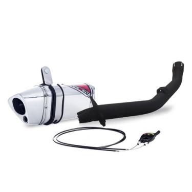 Imagem de Escape Ponteira Coyote TRS 2 Way Mais JUNIOR 20cm em Alumínio Bros NXR