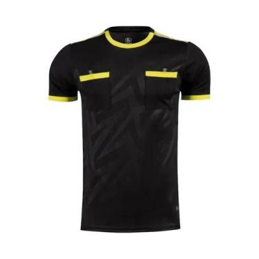 Imagem de Uniformes De Árbitro De Futebol Masculino 2025, Camisas De Futebol Com