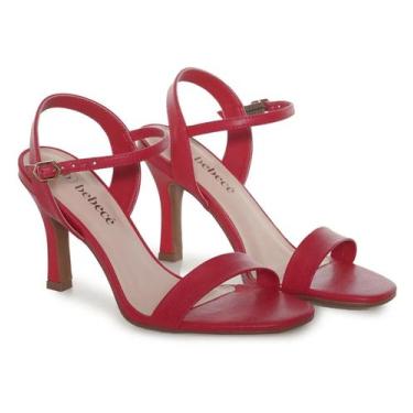 Imagem de Sandália social feminino adulto - BEBECÊ, Vermelho, 38