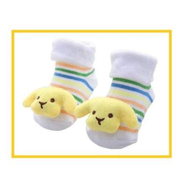Imagem de Meia Bebê Divertida com Antiderrapante Cachorrinho - Adoleta