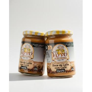 Imagem de Kit 2 Potes Doce de Leite com Café Zero Açúcar 400g / 800g Total - Doc