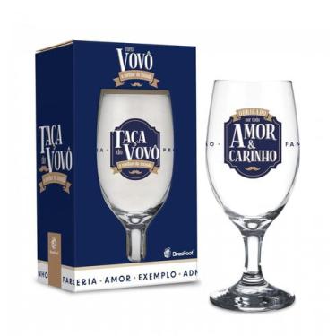Imagem de Taça de cerveja windsor 330ml temas familia - vovo o melhor - Brasfoot