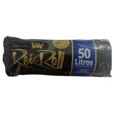 Imagem de Saco p/lixo 50l rolo rei do roll c/50