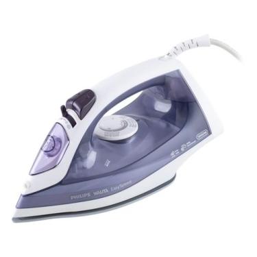 Imagem de Ferro de Passar Roupa a Vapor Philips Walita - Easyspeed Roxo e Branco