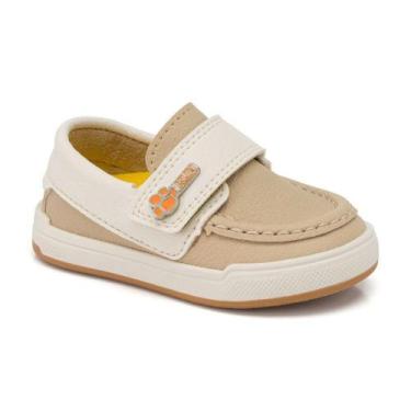 Imagem de Sapato Infantil Klin Menino Flyer Baby, Palha, Off white, 22