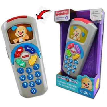Imagem de Brinquedo Educativo Controle Remoto do Cachorrinho com Sons e Letras Fisher-Price Mattel