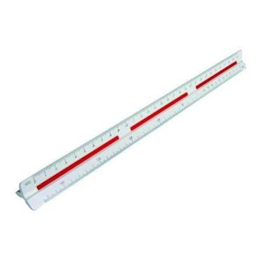 Imagem de Escalímetro triangular 320x25mm 7830-2 - Trident