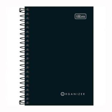 Imagem de Caderneta espiral capa flexível 1/8 80 folhas Organizer - Tilibra
