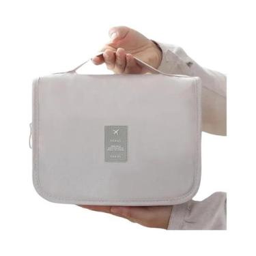 Imagem de Bolsa De Cosméticos De Viagem Unissex Com Separação De Seco E Molhado,