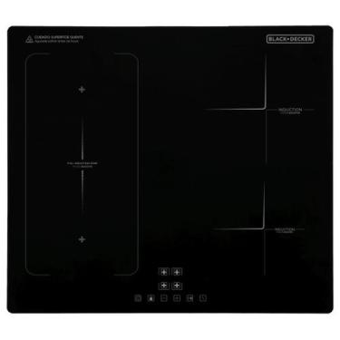 Imagem de Cooktop Por Indução Black Decker 4 Zonas Full Zone & P, Touch Control,