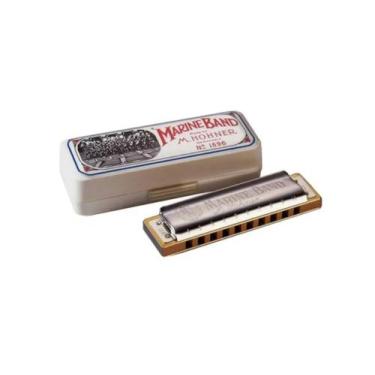 Imagem de Gaita hohner marine band 1896/ 20 f