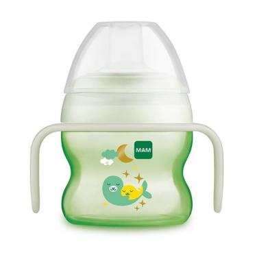 Imagem de Copo De Treinamento Bebe Mam 150 ml Starter Brilha Escuro Night Antivazamento Neutro 4 + 4255