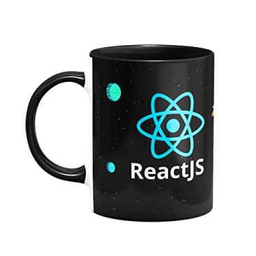 Imagem de Caneca Dev React JS - Dark B-black