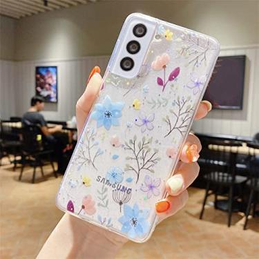 Imagem de Capa de telefone móvel clara flor bonita dos desenhos animados fashion para Samsung Galaxy S22 Plus S21 S20 Note 20 Ultra A52 A72 A42 A32 A22 A12 A71 A21S capa protetora, A06, Para A32 5G