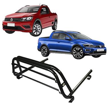 Imagem de Santo Antonio com corrimão Duplo PRETO Saveiro 2010 a 2020