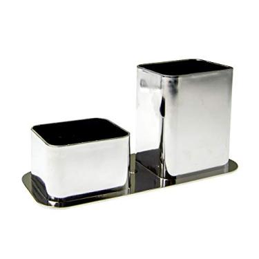 Imagem de Dello 3030O.0012, Porta Duplo para Canetas é Clips, Prata