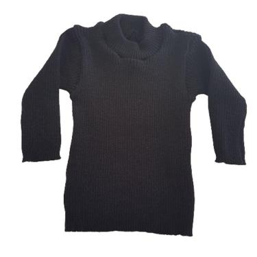 Imagem de Blusa Básica Cacharrel de Tricô Preto Tricô Kids