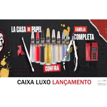 Imagem de Impala Kit Caixa Luxo Exclusivo C/8 Esmaltes + 1 Alicate Coleção La Ca