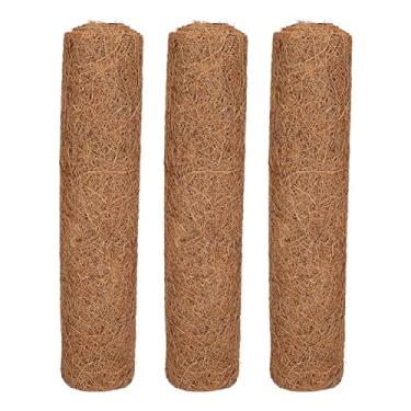 Imagem de Tapete de coco decorativo,folha de forro de coco resistente e grosso para decora??o de casamento Isolamento de decora??o de jardim Vaso de flores Bas ou vasos de plantas, Esteira de Coco Almofad