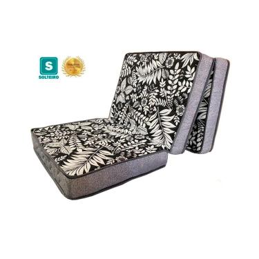 Imagem de Colchão Dobrável Solteiro Espuma D23 Acolchões 14x88x188