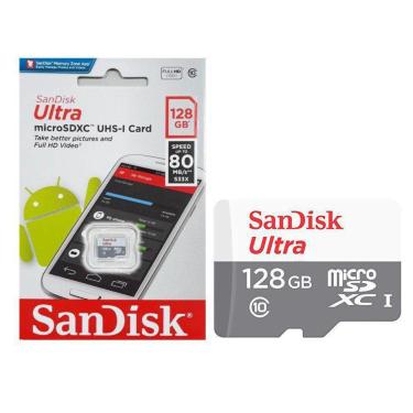 Imagem de Cartão De Memória Micro Sd De 128Gb Sandisk Ultra