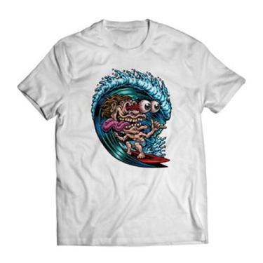 Imagem de Camiseta Unissex Infantil E Adulto Skate Santa Cruz Surfista - Hot Clo