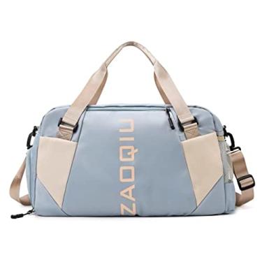 Imagem de Bolsa Mala Feminina Academia Esportiva Viagem, Bolsa esportiva de viagem, ideal Para Suas Viagens, Banhos De Piscina, Praia, Academia,azul