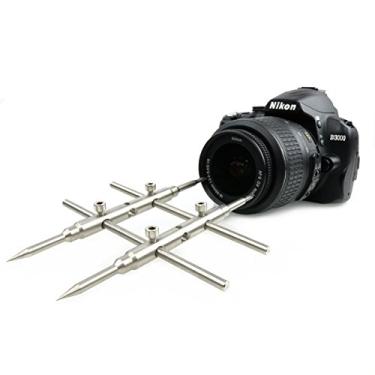 Imagem de Ferramenta de abertura para reparo de lentes e pontas planas de aço inoxidável profissional PhotoTrust para a maioria das câmeras abertura ajustável da mandíbula 10~120 mm