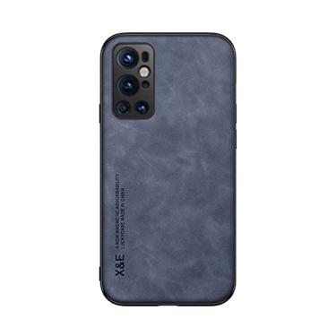 Imagem de Kepuch Silklike Capa para Oneplus 9 Pro - Case Placa de Metal Embutida para Oneplus 9 Pro - Azul