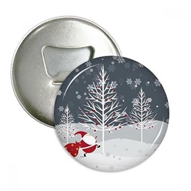Imagem de Broche multifuncional de Natal, Papai Noel, floco de neve, árvore e abridor de garrafas