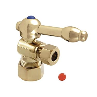 Imagem de Kingston Brass Parafuso de compressão CC53302KL Vintage 5/8" x 3/8" OD com alça KL, 6,5...