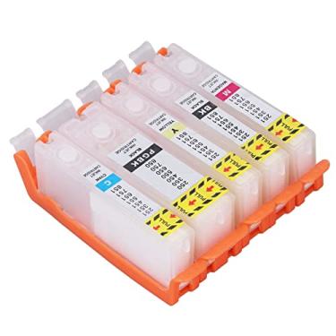 Imagem de Cartucho de Tinta Pp Durável Cartucho de Impressora Eficiência Uniforme de Tinta PGBK BK C M Y 5 (550-551)