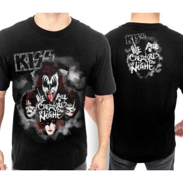 Imagem de Xx Camiseta Kiss Of0118 Consulado Do Rock Plus Size